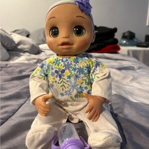 Hasbro Baby Alive Plush Toy - White and Tan